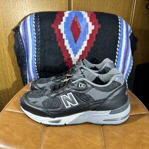 ★未使用品 new balance x Harris Tweed M991 DJ made in England 28.0cm US 10.0 / UK 9.5 ニューバランス 英国製 mita ミタ 990 992★