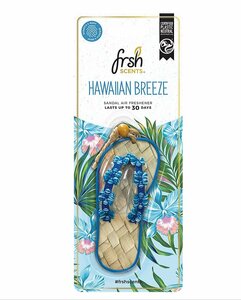 Frsh Scents/フレッシュセンツ　HAWAIIAN BREEZE/ハワイアンブリーズ サンダル エアーフレッシュナー 車内 室内 芳香剤