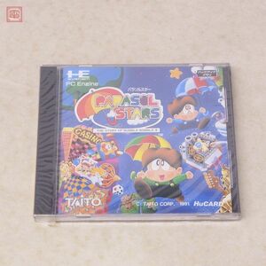 1円〜 未開封 PCE PCエンジン Huカード パラソルスター PARASOL STARS THE STORY OF BUBBLE BOBBLE III タイトー TAITO【10