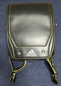 ★送料無料★アディダス adidas ランドセル 黒×黄色 イエロー 中古品