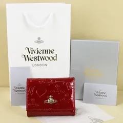 Vivienne Westwood 二つ折り財布 ヴィヴィアンウエストウッド Vivienne Westwood エナメル がま口 財布 三つ折り 13VV110