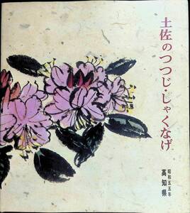 土佐のつつじ・しゃくなげ　高知県発行　昭和55年4月