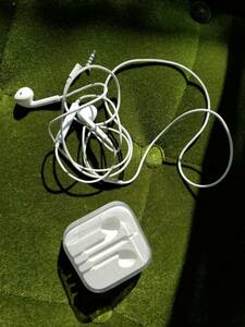 【ジャンク】 APPLE純正 EarPods 3.5mmプラグ リモコン付き 端子破損