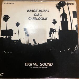 非売品LD イメージミュージックディスクカタログ　IMAGE MUSIC DISC CATALOGUE PIONEER パイオニア　レーザーディスク　DEMO-051