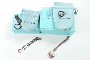 【4点】TIFFANY&Co. ティファニー オープンハート ビーンズ ネックレス リング SV925 含む アクセサリー まとめ売り 2528-AS①