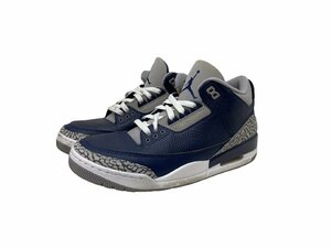 NIKE ナイキ AIR JORDAN 3 RETRO MIDNIGHT NAVY エアジョーダン スニーカー CT8532-401 27.5cm US9.5 ネイビー メンズ /027