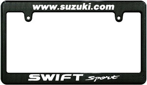 【新品・即決】カーボン調 ナンバーフレーム SUZUKI スズキ SWIFT SPORT スイフトスポーツ