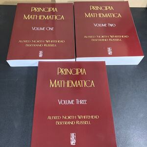 24-12-16『Principia Mathematica Volume１～３』3巻セット　洋書　 Paperback プリンキピア・マテマティカ Merchant Books　2009年 