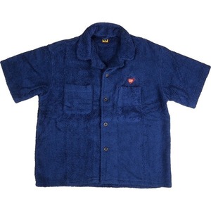 HUMAN MADE ヒューマンメイド 24SS Pile Aloha Shirt Blue HM27SH025 半袖シャツ 青 Size 【L】 【新古品・未使用品】 20799921