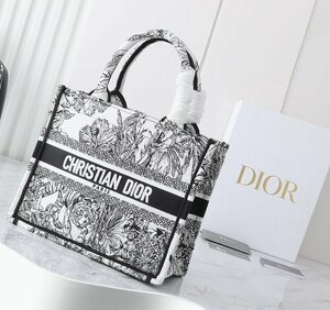 ●超美品●新品同様●クリスチャンディオール Christian Dior BOOK TOTEブックトート ハンドバッグ 男女兼用 袋付