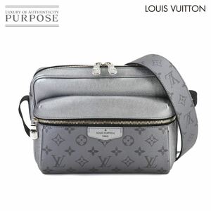 未使用 展示品 ルイ ヴィトン LOUIS VUITTON タイガラマ アウトドア メッセンジャー PM ショルダー バッグ シルバー M30830 RFID 90245185