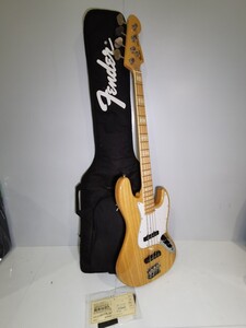 【岐阜発 エレキベース 綺麗 ケース付 中古】Fender Japan JAZZ BASS JB75