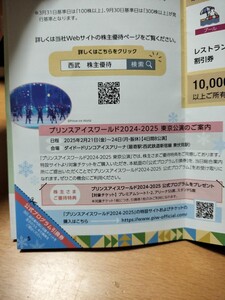 プリンスアイスワールド2024-2025　公式プログラム　引換券