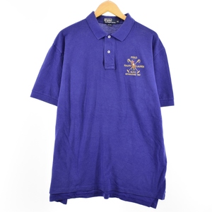 古着 ラルフローレン Ralph Lauren POLO by Ralph Lauren 半袖 ポロシャツ メンズXL /eaa320671 【SS2409_30%】