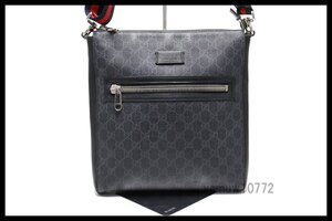 近年モデル希少美中古■GUCCI GGスプリーム レザー ショルダーバッグ グッチ■1226eaC6163-O