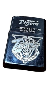 27740 zippo/ジッポ/オイルライター/阪神タイガース/2005年 優勝記念/喫煙具/レトロ/喫煙グッズ/年代物/当時物/点火用/着火器/煙草