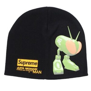 シュプリーム コムデギャルソンジュンヤワタナベマン 21SS Beanie ダブルネームニット帽子 中古 BS99