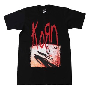 ag1●新品 黒 Lサイズ●コーン KORN 半袖Tシャツ//バンドTシャツ ロックTシャツ パンク メタル