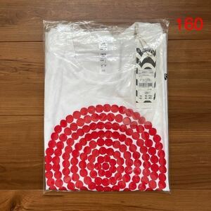 未使用 タグ付き adidas マリメッコ G AR MM R Tee Tシャツ ホワイト / ビビッドレッド 160 ADIDAS × MARIMEKKO アディダス