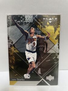 NBAカード　ジョン・スタークス　JOHN STARKS BLACK DIAMOND UPPER DECK 2000【ウォリアーズ時代】