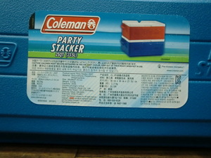  J32★コールマン Coleman パーティースタッカー/25QT PARTY STACKER /25QT ブルー 中古品☆