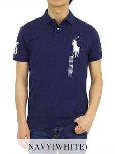 新品 アウトレット b631 XLサイズ 紺 NAVY ビッグポニー ポロシャツ polo ralph lauren ポロ ラルフ ローレン