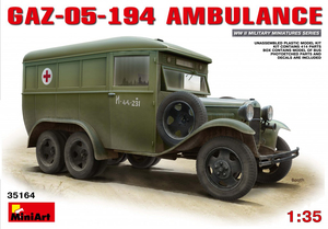 ■ MiniArt ミニアート 【希少】 1/35 GAZ-05-194 Ambulance 野戦救急車