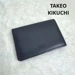 TAKEO KIKUCHI タケオキクチ カードケース 名刺入れ レザー