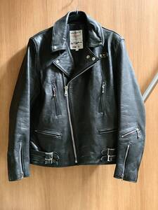 【 美品 】Lewis Leathers ルイスレザー 391T ライトニング タイトフィット シープスキン 40 ブラック 正規品 ダブル ライダースジャケット