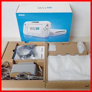 動作品 WiiU 8GB 本体 ベーシックセット 箱説付 Nintendo 任天堂【20