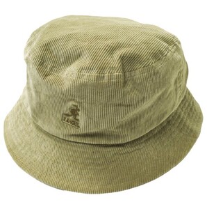 KANGOL カンゴール Cord Bucket Hat コーデュロイバケットハット K4228HT L(内周約58-59cm) ベージュ 帽子 g18149