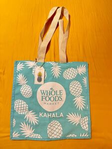 ホールフーズ マーケットWHOLE FOODS MARKET ハワイ エコバッグ 布製