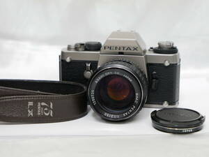 #3147 PENTAX LX titan 50mm F1.2 75周年ストラップ付 ペンタックス チタンボディ 一眼レフフィルムカメラ titanium