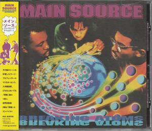 中古CD■HIPHOP■国内盤／MAIN SOURCE／Breaking Atoms +6／2006年再発盤■Large Professor, Pete Rock, Nas, Akinyele, Brand New Heavies