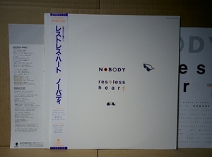 NOBODY / RESTLESS HEART LP ノーバディー 帯