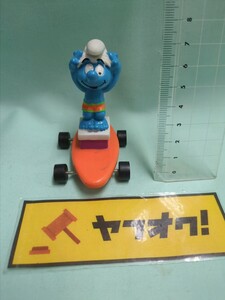 ビンテージ　スマーフ　smurf PVC フィギュア　ハーディーズ　ミールトイ　スケボー　A