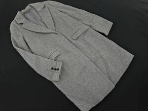 HARE ハレ ウール混 チェスター コート sizeS/グレー ◆■ ☆ djc0 レディース