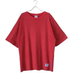 90s RUSSELL Red Border Tee