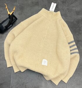 THOM BROWNE トムブラウン メンズ ジップアップ パーカフーディ Mサイズ