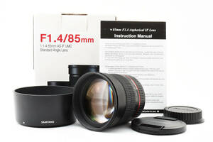 ★新品級★ サムヤン SAMYANG 85mm F1.4 AS IF UMC キャノン用 OL1455 #168