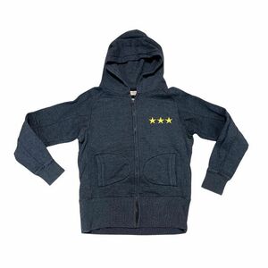 ビームス ボーイ ジップアップパーカー フーディースウェット スター刺繍　　BEAMS BOY タイトシルエット 裏起毛 レディース 雅瀬280