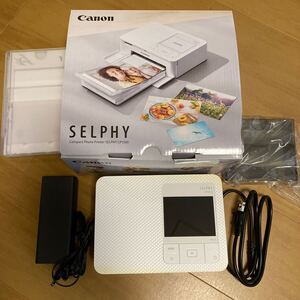 キヤノン コンパクトフォトプリンター SELPHY CP1500 ホワイト