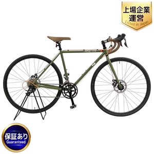 【引取限定】 FUJI FEATHER CX+ ロードバイク ディスクブレーキ 外装2x8段 トップ52cm 2020年頃 FIJI BIKE フジ 自転車 中古 直 T9524184