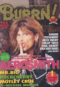 BURRN! 2000年１月号　AEROSMITH 他