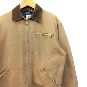 90s ビンテージ カーハート ダックキャンバス デトロイトジャケット L相当 ブラウン 90年代 carhartt ダックジャケット vintage