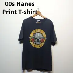 00s Hanes Print T-shirt ヘインズ プリントT ガンズ