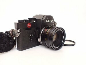 Leica ライカ フィルム一眼レフカメラ R3 ELECTRONIC ボディ + 単焦点レンズ LEITZ CANADA SUMMICRON-R 50mm F2 ズミクロン □ 6EC10-6