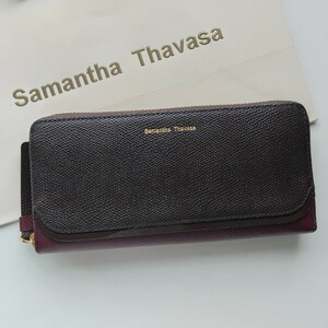 【新品】Samantha Thavasa　長財布　ラウンドジップ　ブラック