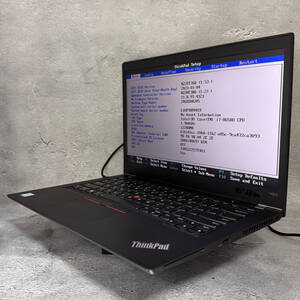 Su-250572. LENOVO / ThinkPad T480s / Core i7-8650U / 第8世代CPU / 12GBメモリ / HDD無 / 14インチ / 通電確認・ジャンク