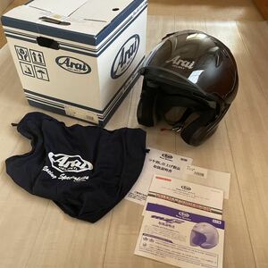 Arai ジェットヘルメット MZ-F Mサイズ※説明文を必ずお読みください。